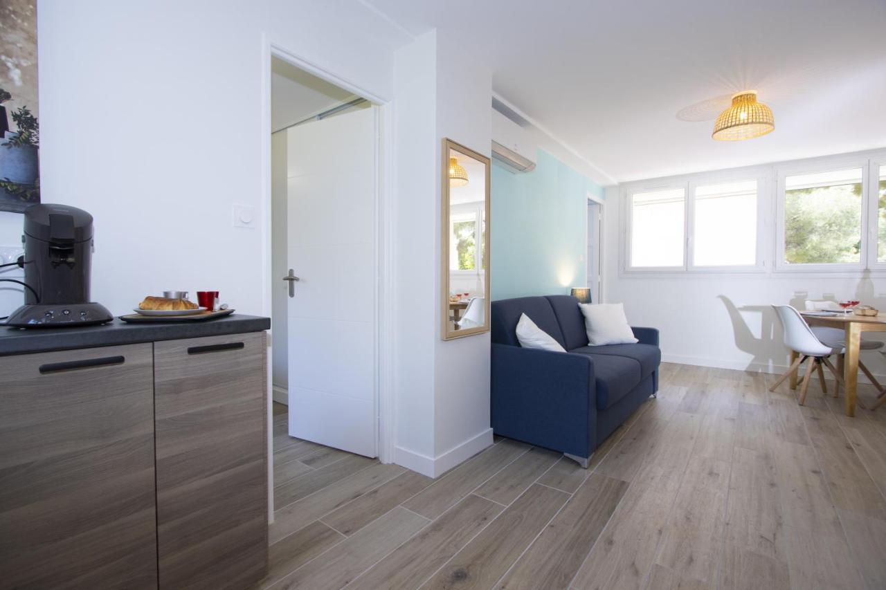L'orée de la plage: appt. tout confort 4/6 pers. 400 m de la plage La Ciotat Esterno foto