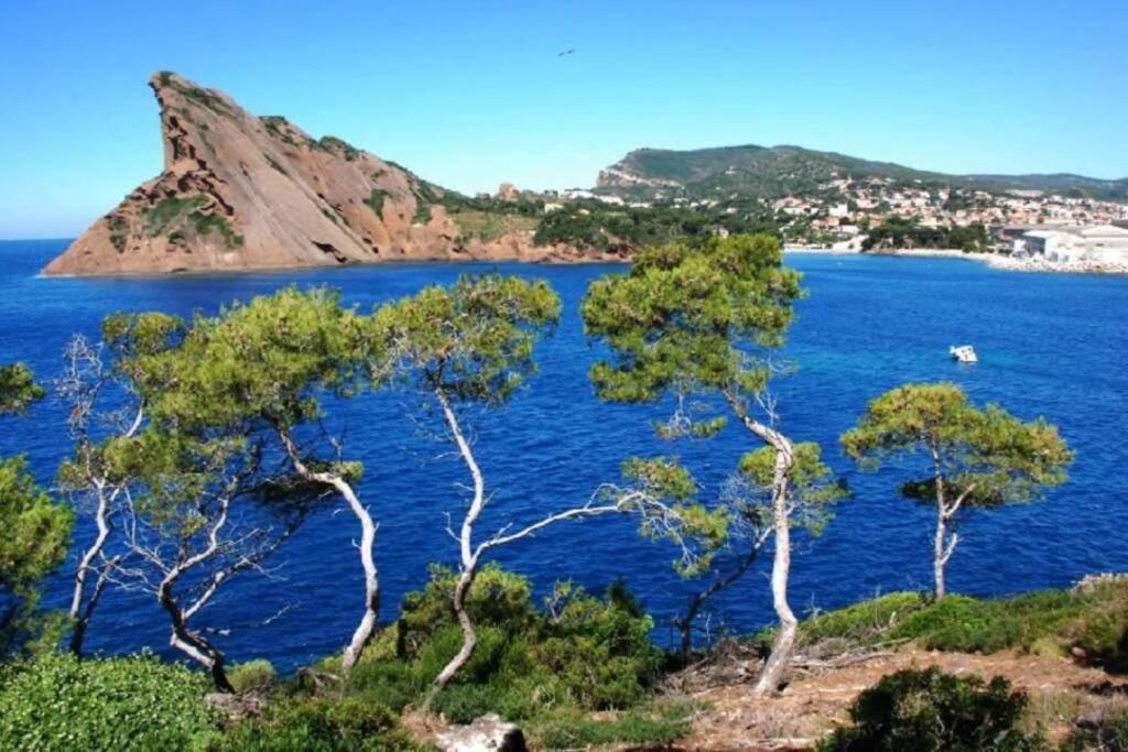 L'orée de la plage: appt. tout confort 4/6 pers. 400 m de la plage La Ciotat Esterno foto
